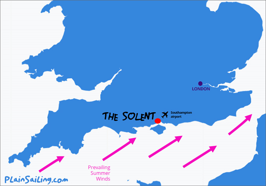 Solent Sailing - Wind Conditions